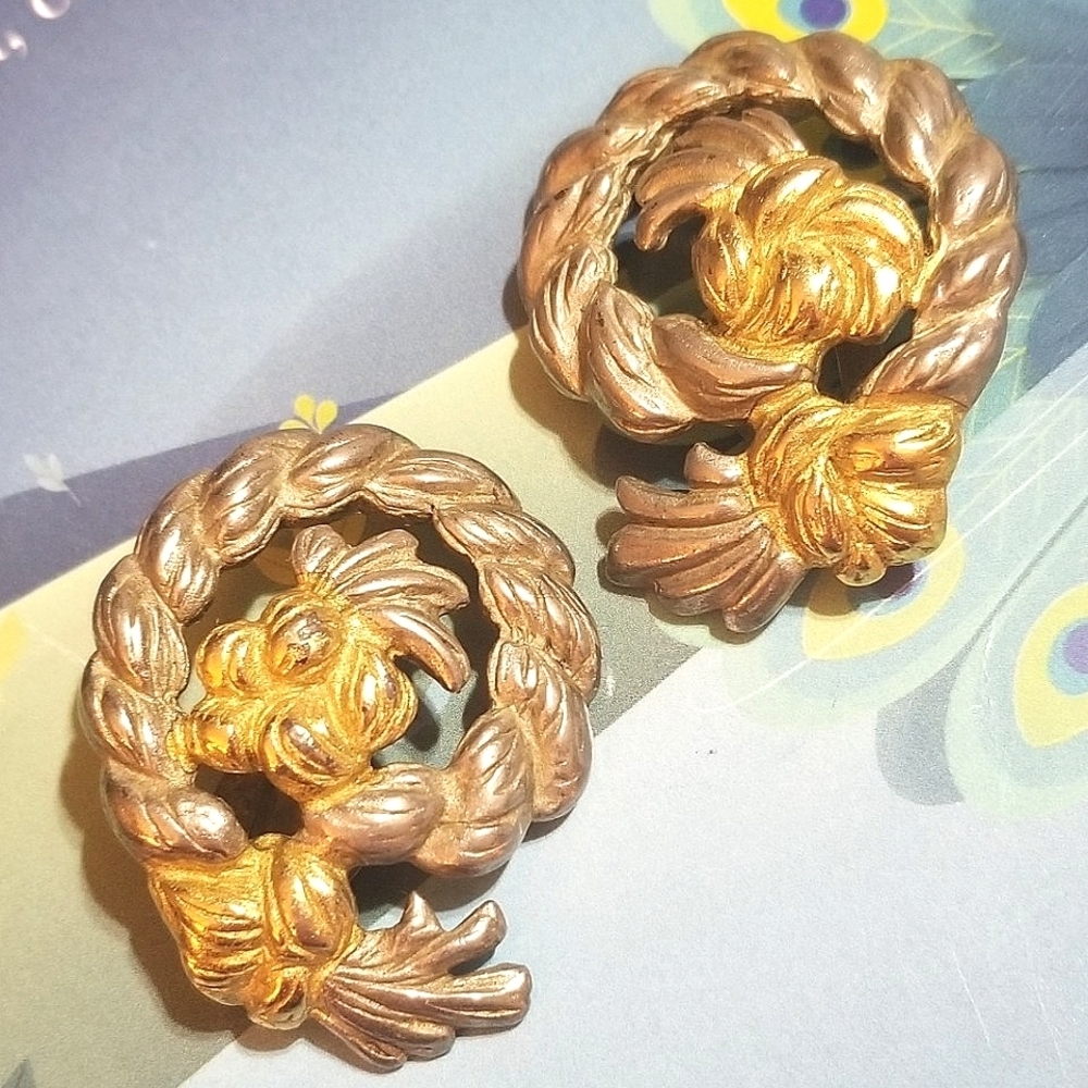 Iconic 80s Diane Von Furstenburg Vintage Earrings
